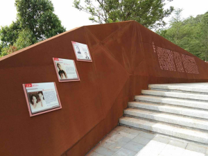 静安耐候钢挡土墙